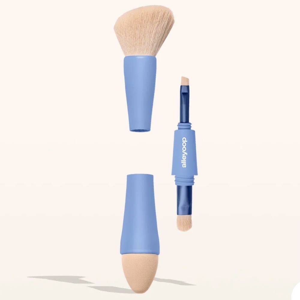 Alleyoop Multi-Tasker 4-in-1 Makeup Brush Set